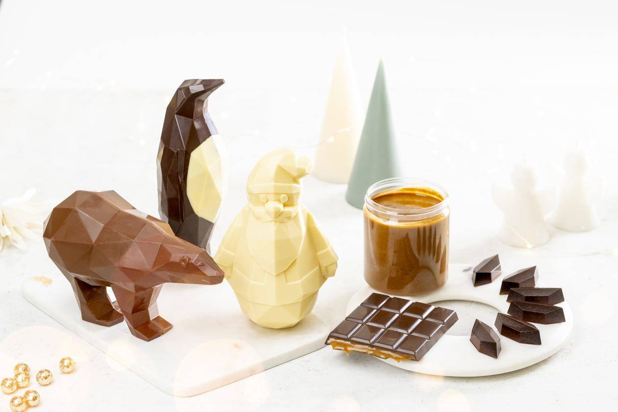 Christmas Cacao Barry Chocolate Hollow figures