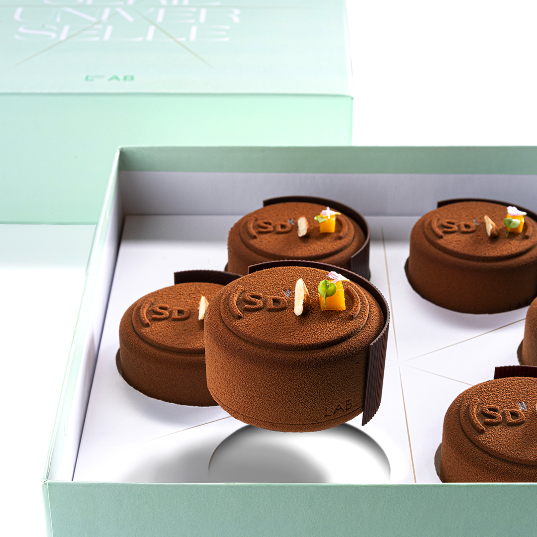 vegan saint domingue chocolate entremets