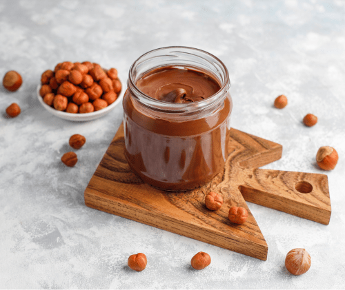 Pâte à Tartiner Noisettes du Piémont et Sauce Chocolat Exquise