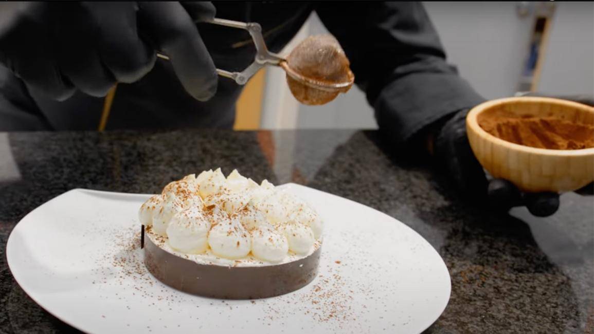 Tiramisu with Cacao Powder, by Philippe Bertrand