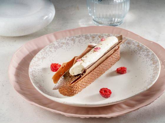 muriel aublet dessert à l'assiette Matsiro 70% chocolat cacao barry