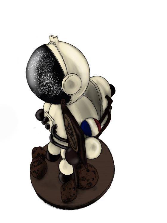 chocolate astronaut